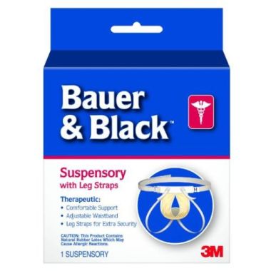 3M Jock Strap Athletic Supporter Bauer & Black