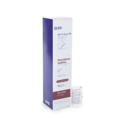BD E-Z Scrub 205 Surgical Brush with Povidone Iodine - 372053