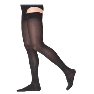 Sigvaris 230 Cotton Series Men's Thigh High Compression Stockings - 233N CLOSED TOE 30-40 mmHg