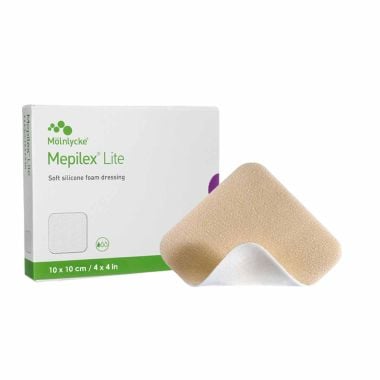 Mepilex Lite 284190 | 4 x 4 Inches by Molnlycke