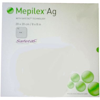 Mepilex AG 287400 | 8 x 8 Inch by Molnlycke