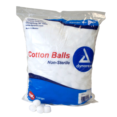 Dynarex Cotton Balls, Non-Sterile