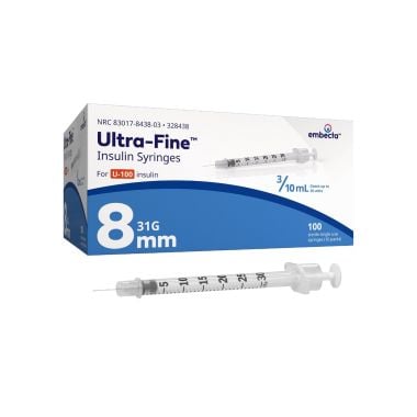 Lo-Dose U-100 Insulin Syringes Ultra-Fine Needle