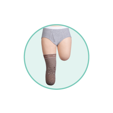 Juzo Silver Dynamic Below the Knee Stump Shrinker 20-30 mmHg