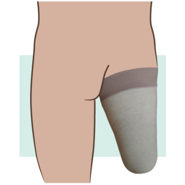 Juzo Silver Dynamic Above the Knee Stump Shrinker 30-40 mmHg