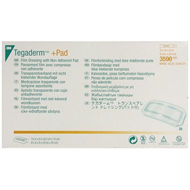 Tegaderm +Pad 3590 | 3-1/2 x 8  by 3M