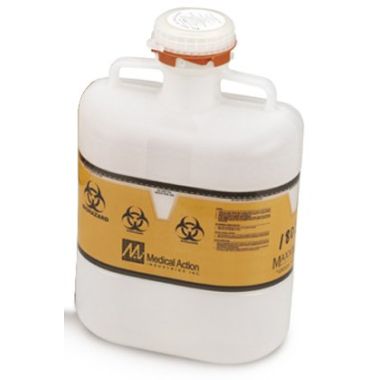 0.5 Gallon Sharps Translucent Vertical Entry Container - 195