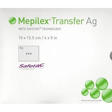 Mepilex Transfer Ag 394190 | 4 x 5 Inch by Molnlycke