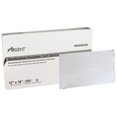 McKesson Argent Sure-Check Self-Seal Sterilization Pouches