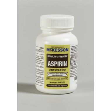 Mckesson Generic Aspirin, 325 mg.