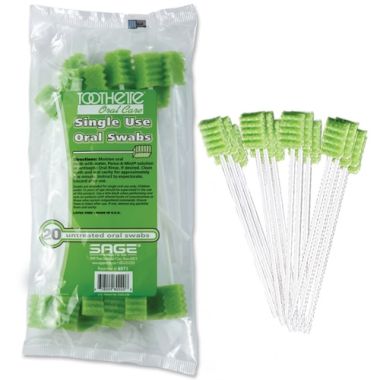 Sage Toothette Plus Oral Swabs
