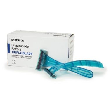 McKesson Disposable Triple Blade Razors