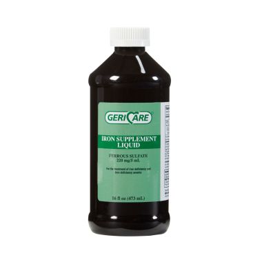 Ferrous Sulfate Elixir Iron Supplement Liquid