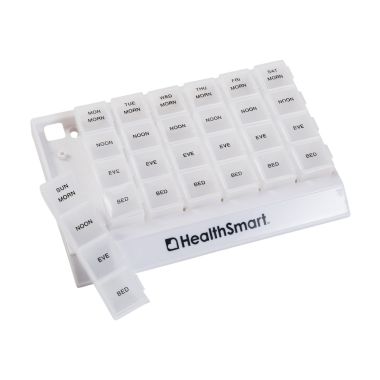 Large Weekly Medication Planner Pill Holder