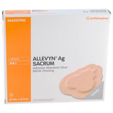 Allevyn Ag Adhesive 66020983 | 6-3/4 X 6-3/4 Inch