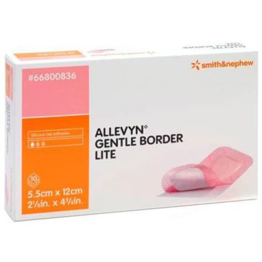 Allevyn Gentle Border Lite Dressing - 66800836 | 2-1/8 x 4-3/4 Inch