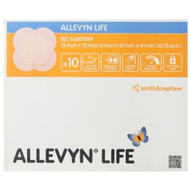 Allevyn Life 66801069 | 6 1/16 Inch x 6 1/16 Inch by Smith & Nephew