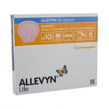 Allevyn Life 66801307 | Sacrum 8 1/2 Inch x 9 Inch by Smith & Nephew