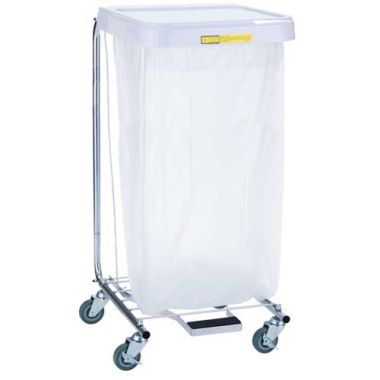 Medium Duty Hamper Stand On Wheels with Foot Pedal