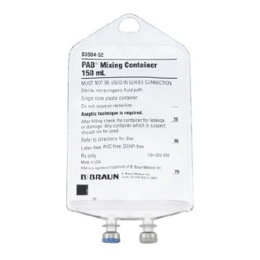 PAB Empty Partial Additive Bag / Mixing Container - 150 mL