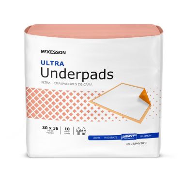 30 x 36 Inch Heavy Absorbency Ultra Underpads