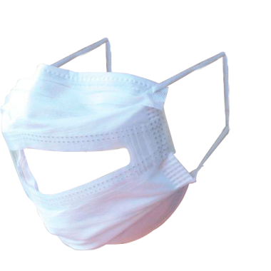 Safe 'N' Clear The Communicator Facemask with Clear Window