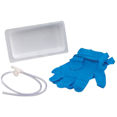 Argyle Suction Catheter Trays with Chimney Valve