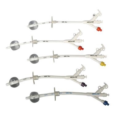 Medline 3-Port Silicone Gastrostomy Feeding Tubes