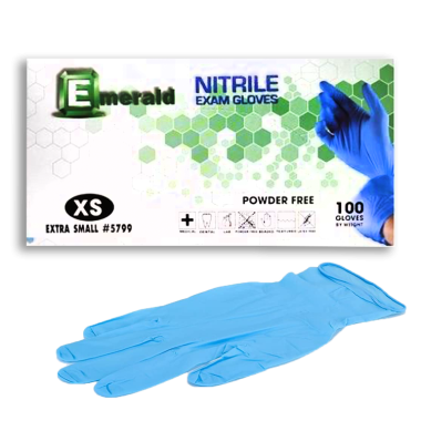 Emerald Nitrile Exam Gloves