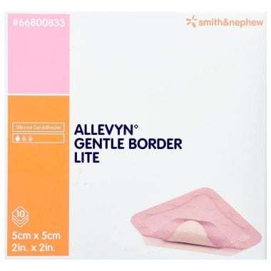 Allevyn Gentle Border Lite 66800833 | 2 x 2 Inch by Smith & Nephew