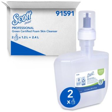 Scott Green Certified Foam Skin Cleanser, 1.2 L - 91591