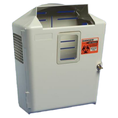 2 and 3 Gallon Cardinal Health In-Room Sharps Containers, Wall Enclosure - 85301H