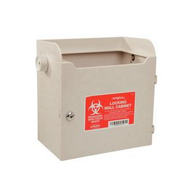 Covidien Locking Wall Cabinet for Monoject Sharps Containers
