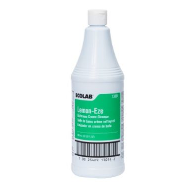 Ecolab Lemon-Eze Bathroom Creme Cleanser - 32 Oz.