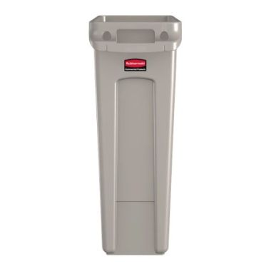 Rubbermaid Vented Slim Jim 23 Gal LLDPE Trash Can - FG354060BEIG