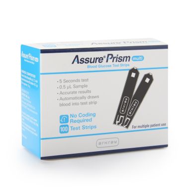 Assure Blood Glucose Test Strips No Coding Required