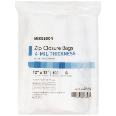 McKesson Zip Closure Bags