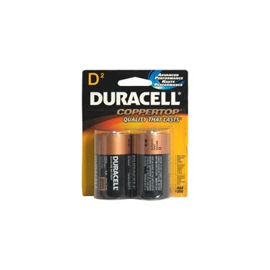 D Duracell Coppertop Batteries