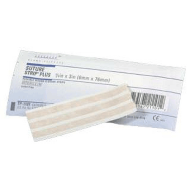 Derma Sciences Suture Strip® Plus Wound Care Strips - Sizes: 1/8, 1/4, 1/2