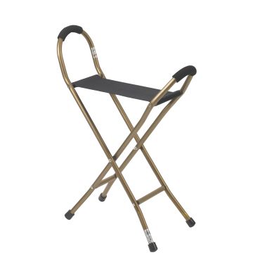 Drive Folding Lightweight Cane with Sling Style Seat
