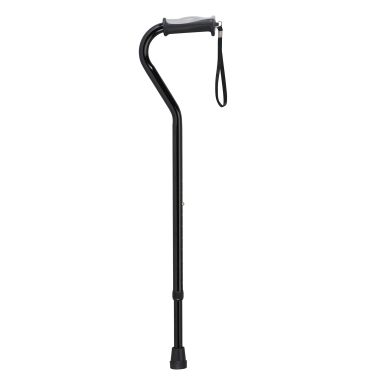 Drive Offset Cane with Adjustable Height and Gel Hand Grip