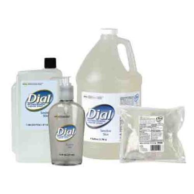 Dial Sensitive Skin Antimicrobial Soap - Pump Bottle, Gallon Jug, Refill Cartridges, Flex Packs