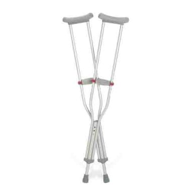 Medline Red Dot Aluminum Crutches