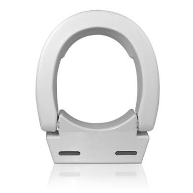 Ableware Hinged Elevated Standard or Elongated Toilet Seat
