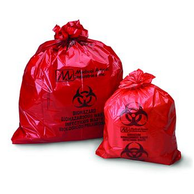 Biohazard Waste Bag 23 x 23 Inch