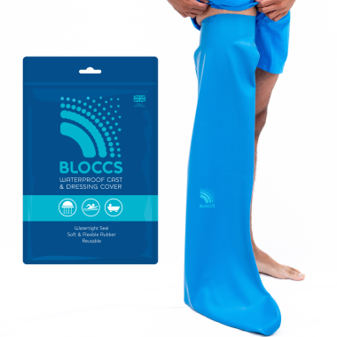Bloccs Adult Waterproof Cast Cover, Leg