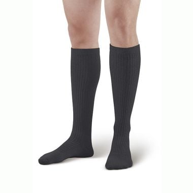 Ames Walker 1933 Closed Toe 15-20 mmHg Men's Casual Knee High Compression Socks