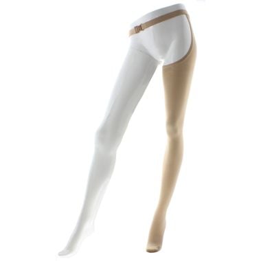 Ames Walker 217L Closed Toe 20-30 mmHg Medical Support Chap Left Leg, Beige