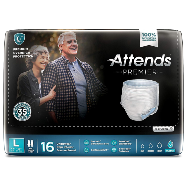 Attends Premier Premium Overnight Protection Underwear