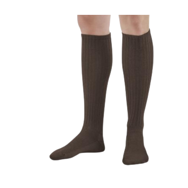AW Style 180 E-Z Walker Plus Diabetic Knee Highs Socks for Sensitive Feet - 8-15 mmHg